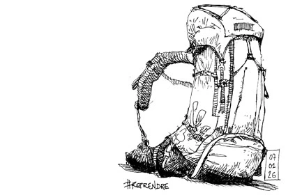 Mon sac à dos pour partir au Cap Nord